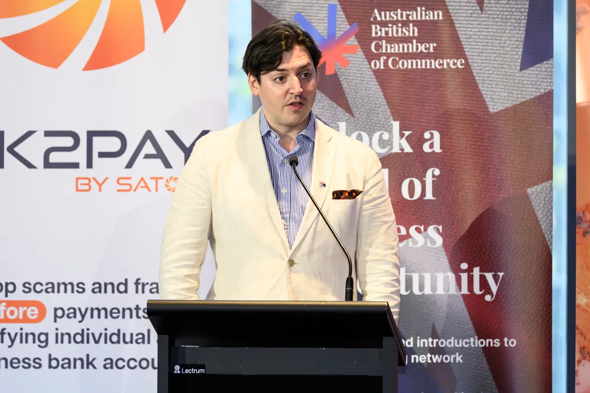 Al Hynes MC'ing an event